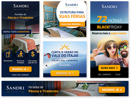 Exemplo banners Google Ads Display Hotel